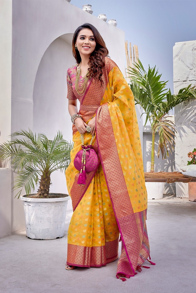 Meera 195 Banarasi Silk Designer Saree Catalog